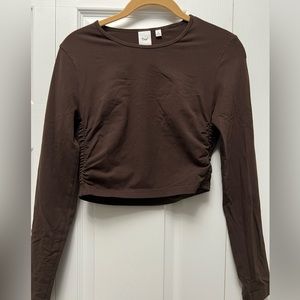 Aritzia Chill Malibu cropped longsleeve. Sold out on website!